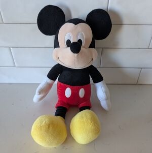 Disney Mickey Mouse Plush Black Red Yellow Toy Super Cute Mickey
